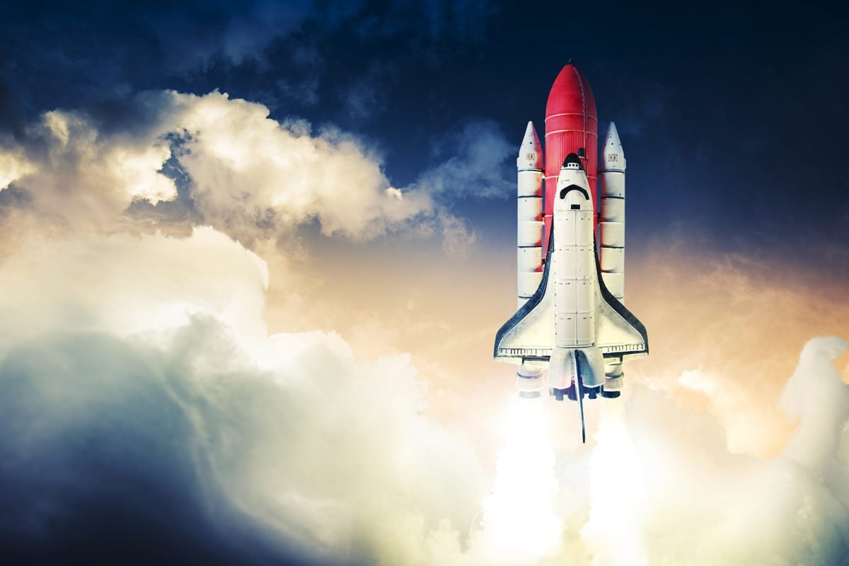 Space Shuttle Lift Off – Print A Wallpaper