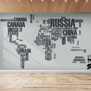 Text World Map