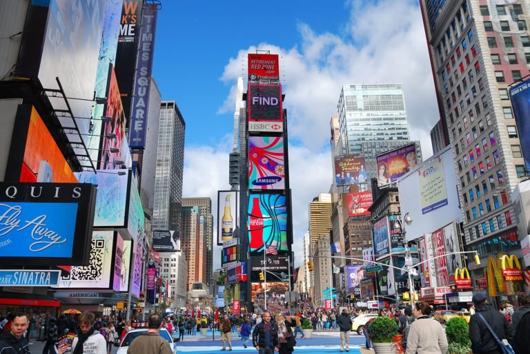 Times Square Signs – Print A Wallpaper