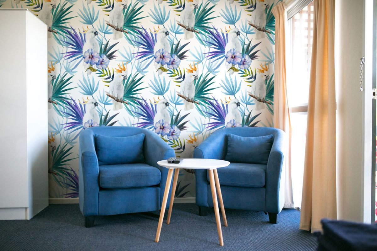 White Parakeet – Print A Wallpaper