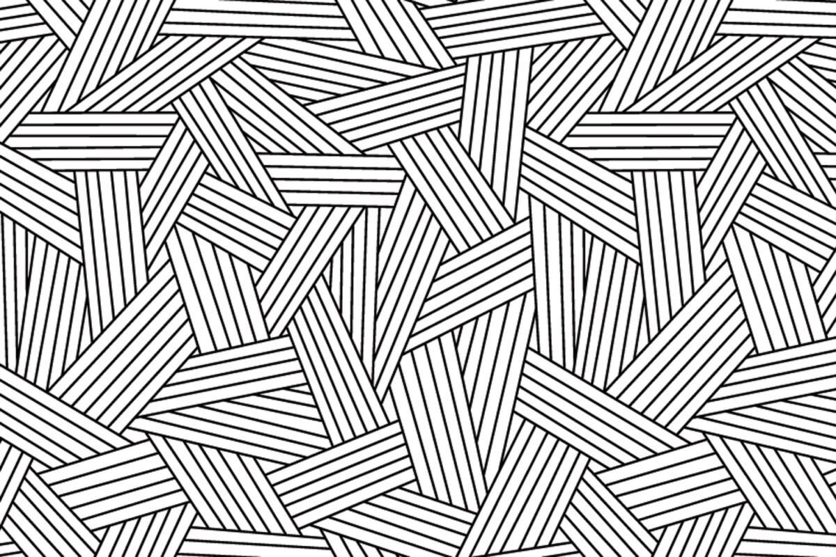 Black and White Cross Lines – Print A Wallpaper