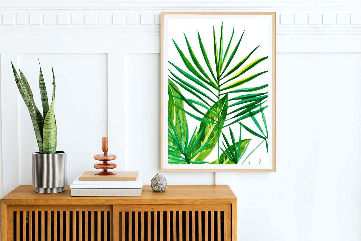 Palm_Watercolour_n – Print A Wallpaper