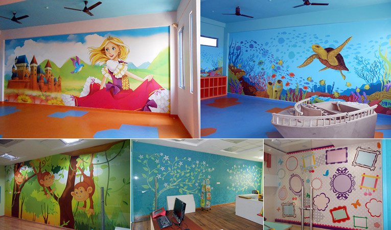 preschool classroom wall design